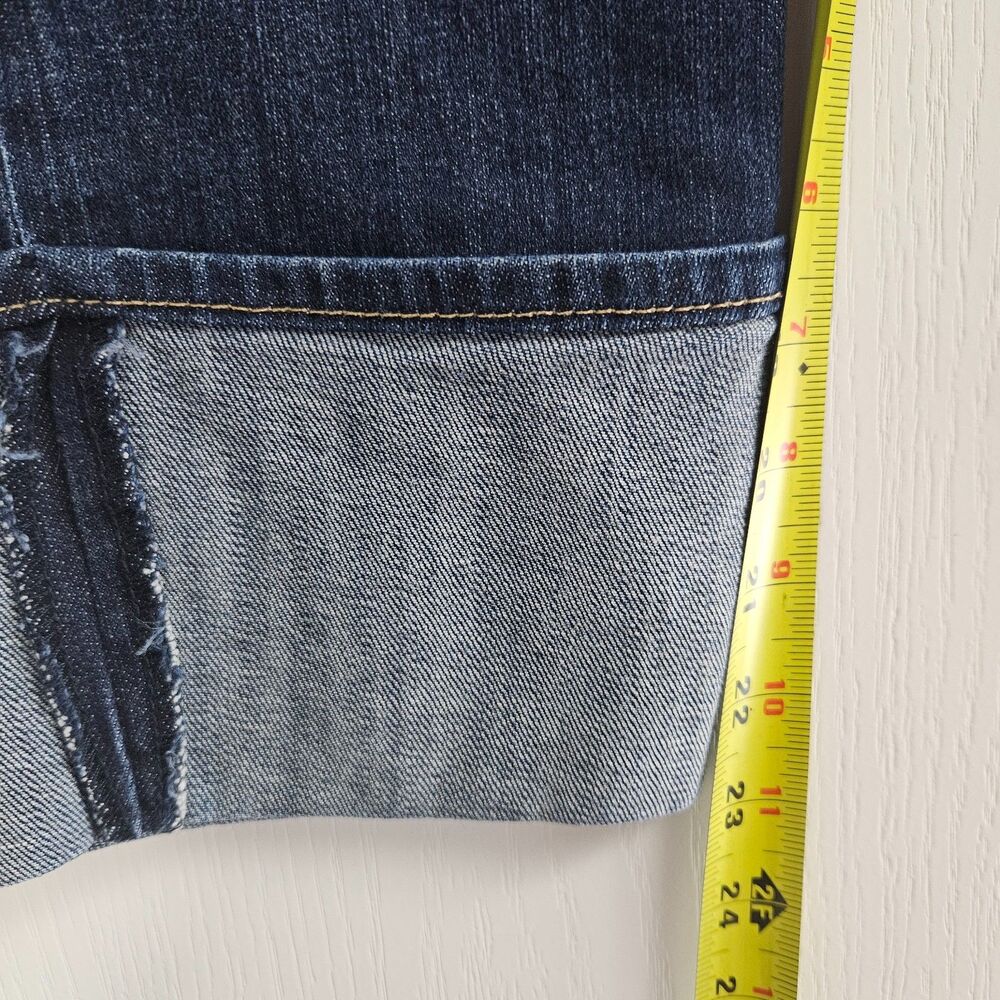 Kut from the Kloth Amy Crop Straight Cuffed Jeans Size 8 Style KP398ma1 - Picture 5 of 7